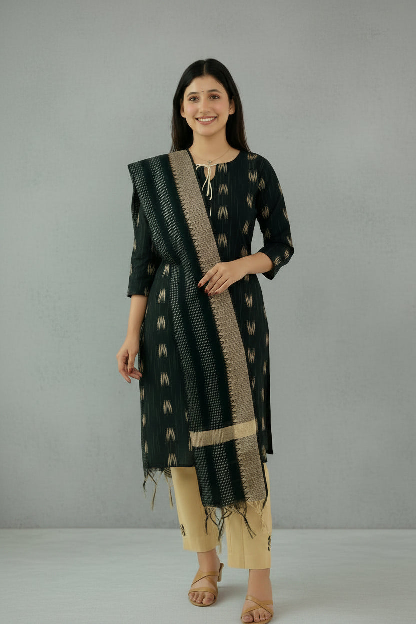 Women's Kurti with Pant And Dupatta