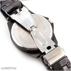 Luxury Inspired Black Arabic Dial Watch