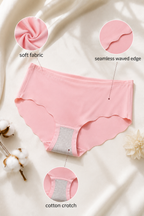 Seamless Women's Innerwear (Pack of 3) – Soft Fabric, Seamless Waved Edge & Cotton Crotch
