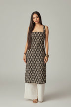 Women's Printed Straight Sleeveless Kurta