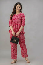Women's Printed Co-Ord Set, Co-Ord Sets For Girls and Women