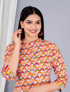 Women's Kurta Pant Set – Elegant Printed Ethnic Co-Ord Set for Women